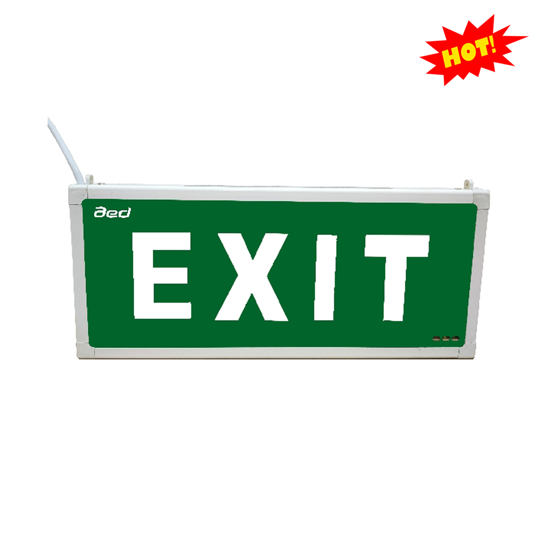 Đèn Exit không chỉ hướng – Tiếng Anh