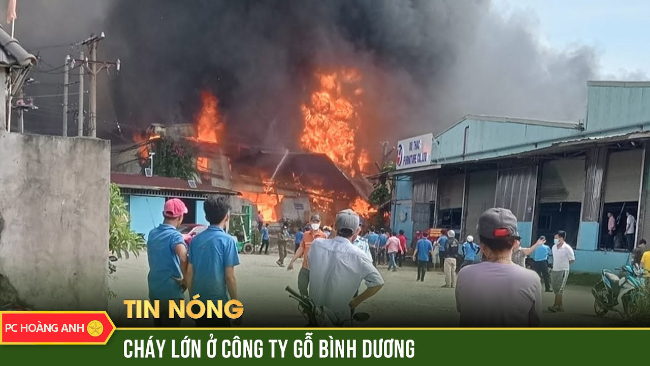  TIN CHÁY: BÌNH DƯƠNG 10/11: VỤ CHÁY LỚN CÀN QUÉT – KHO HÀNG TRỞ THÀNH ĐỐNG TRO TÀN!