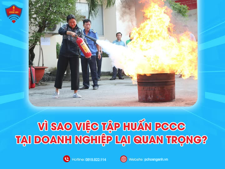 TẠI SAO DOANH NGHIỆP CẦN ĐÀO TẠO PCCC CHO NHÂN VIÊN?